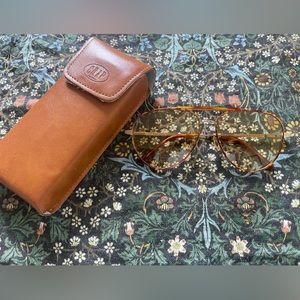 Crap Eyewear - Yellow shades Aviator Sunglasses